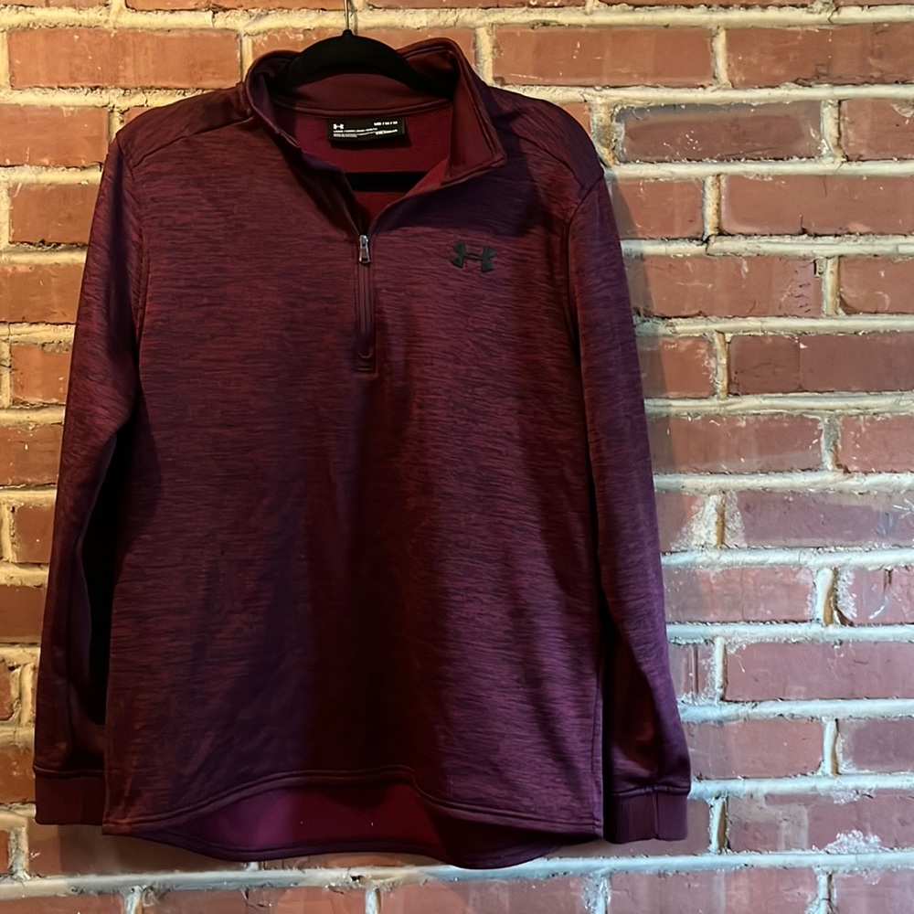 Under Armour Men’s Half Zip Pullover - maroon